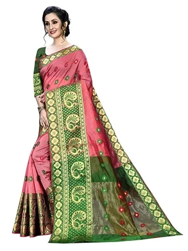 Cottan Silk Banarasi Saree